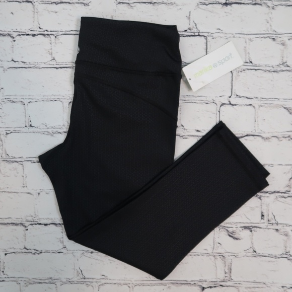 NWT Marika sport Leggings Medium 8-10 Black‎ - Picture 10 of 15